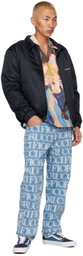 Fiorucci Navy Embroidered Jacket