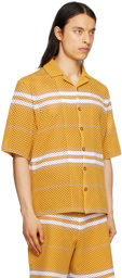 Burberry Yellow Striped Shirt