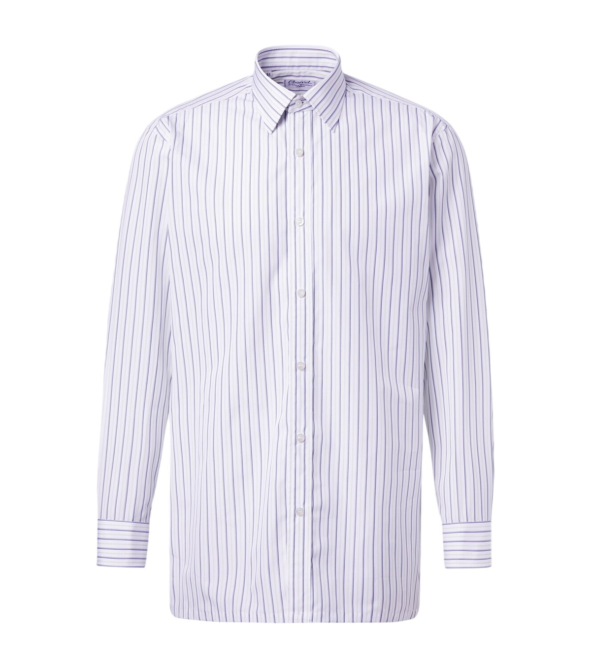 Charvet - Striped Cotton Shirt - Blue Charvet