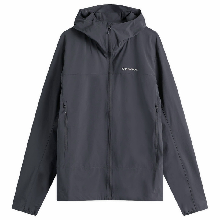 Photo: Montane Men's Tenacity Nano Hoodie in Midnight Grey
