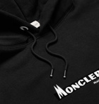 Moncler Genius - 7 Moncler Fragment Logo-Print Loopback Cotton-Jersey Hoodie - Men - Black
