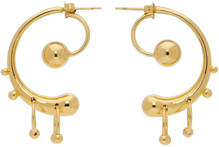 Photo: Hannah Jewett Gold Synchronized Spiral Earrings