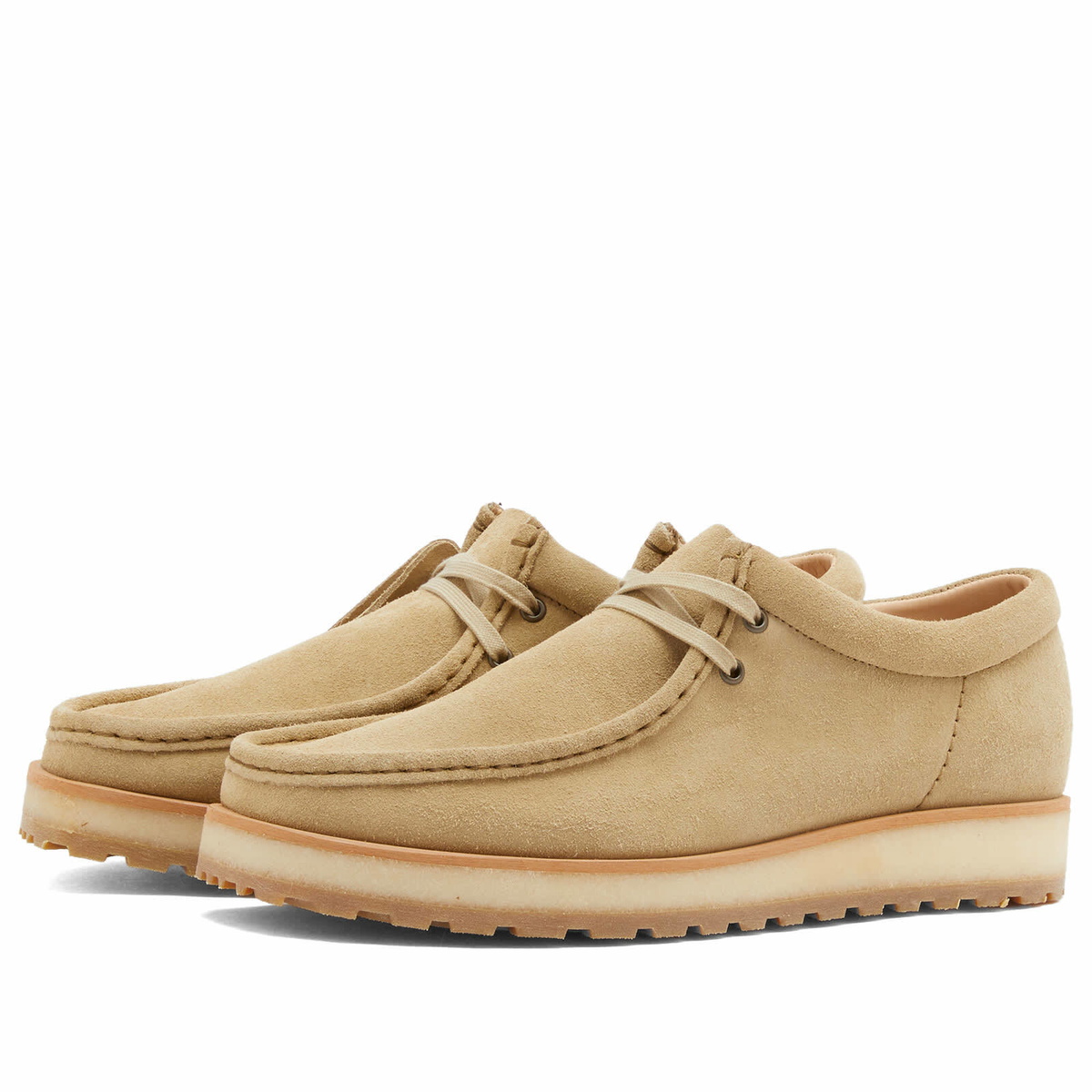 Clarks Originals Men's Wallabee Scout Lo in Dark Sand Suede Clarks