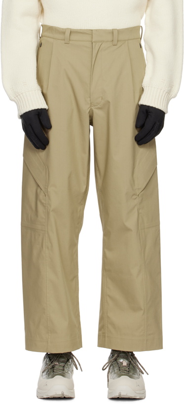 Photo: Goldwin 0 Beige 3L Straight Leg Trousers