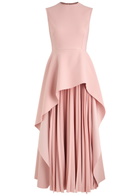 Solace London Severny Crepe Midi Dress Light Pink