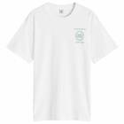 Sporty & Rich NY Resort T-Shirt in White/Verde