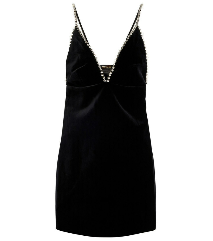 Photo: Dodo Bar Or Embellished velvet minidress