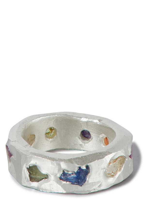 Photo: The Ouze - Sterling Silver Sapphire Ring - Silver
