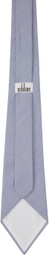 Sébline Blue Fil A Fil Tie