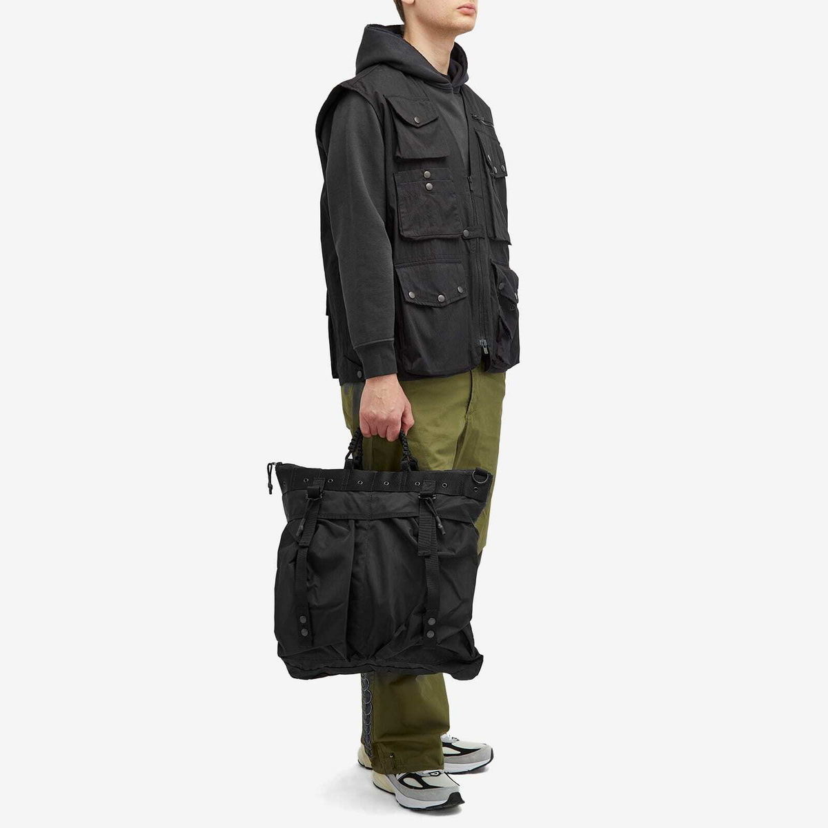 Maharishi Men's M.A.L.I.C.E. Day Carry Bag in Black Maharishi
