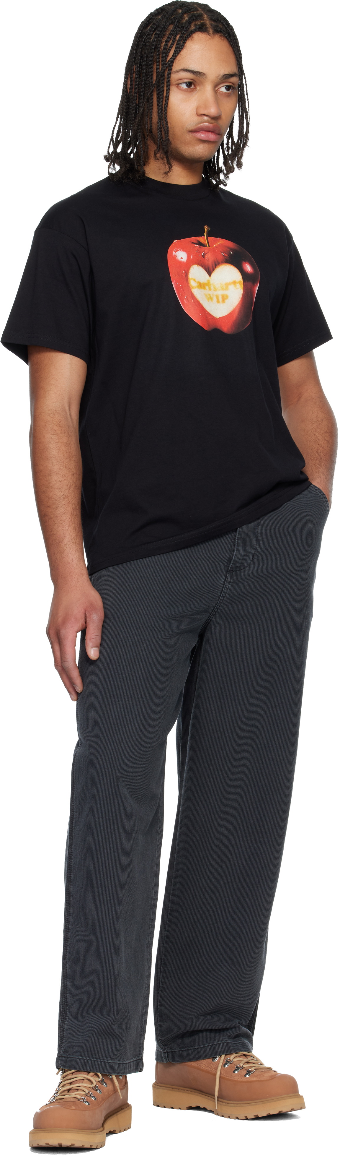 Carhartt Work In Progress Black Spoiled T-shirt