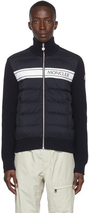 Photo: Moncler Navy Nylon Down Jacket