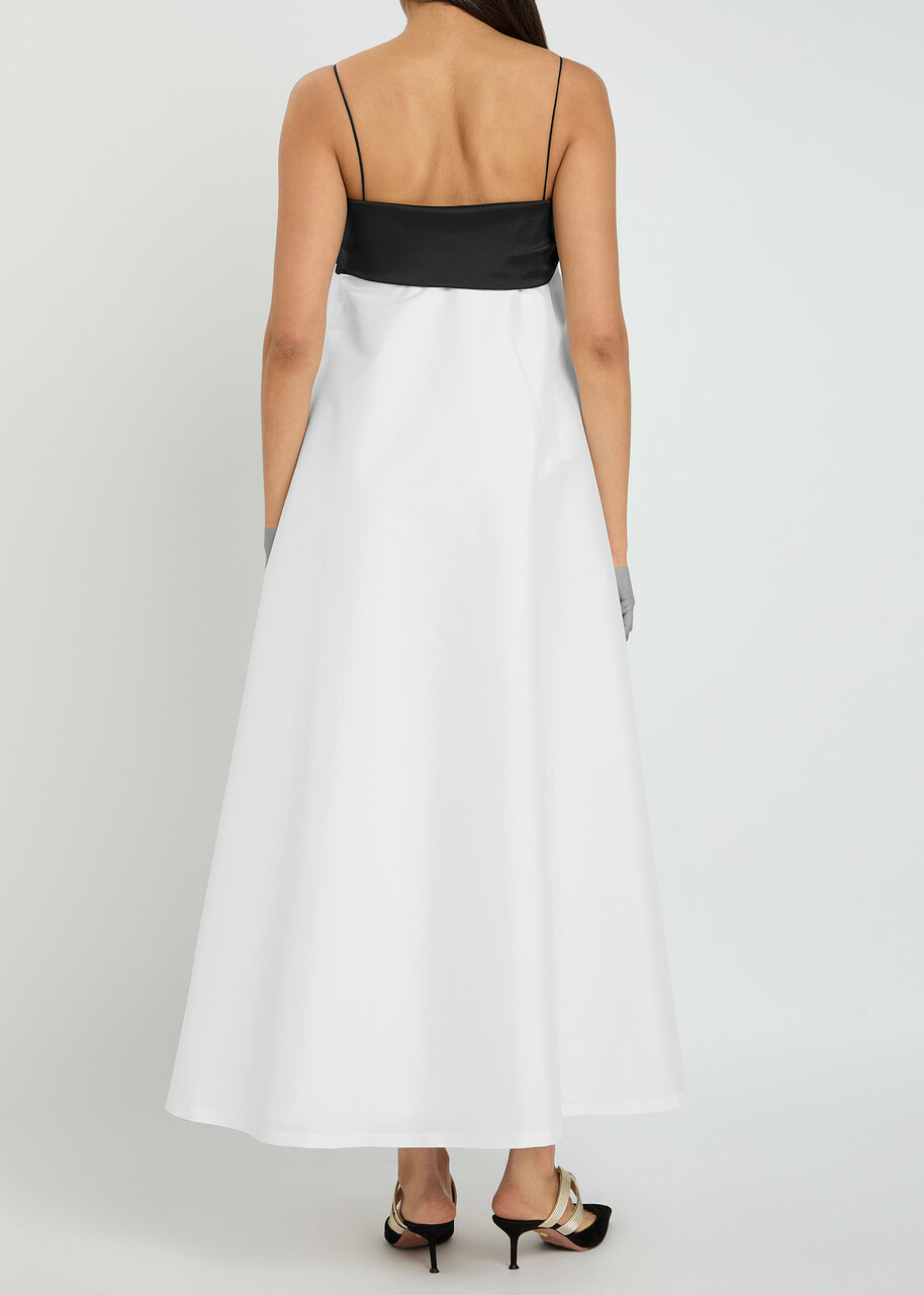 Bernadette Bailey Taffeta Midi Dress Black