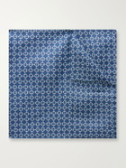 De Petrillo - Printed Silk-Twill Pocket Square