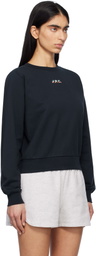 A.P.C. Navy ASICS Edition Stone Sweatshirt