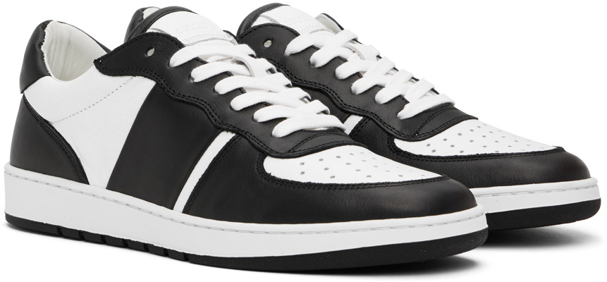 COLLEGIUM Black & White Pillar Destroyer Low Sneakers