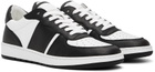 COLLEGIUM Black & White Pillar Destroyer Low Sneakers