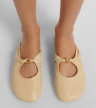 Loewe Pebble Soft leather mules