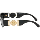 Versace Black Medusa Biggie Butterfly Sunglasses