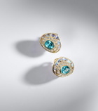Marina B Claudia 18kt gold earrings with gemstones