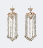 Rabanne Crystal-embellished drop earrings