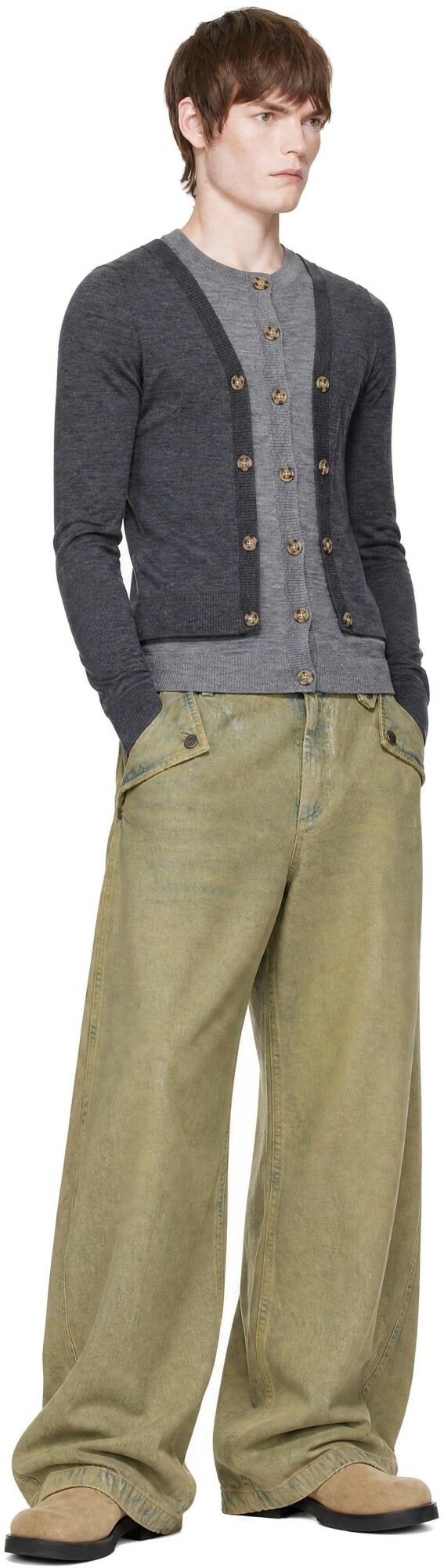 EGONlab Green Baggy Jeans