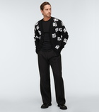 Dolce&Gabbana - Logo intarsia wool cardigan