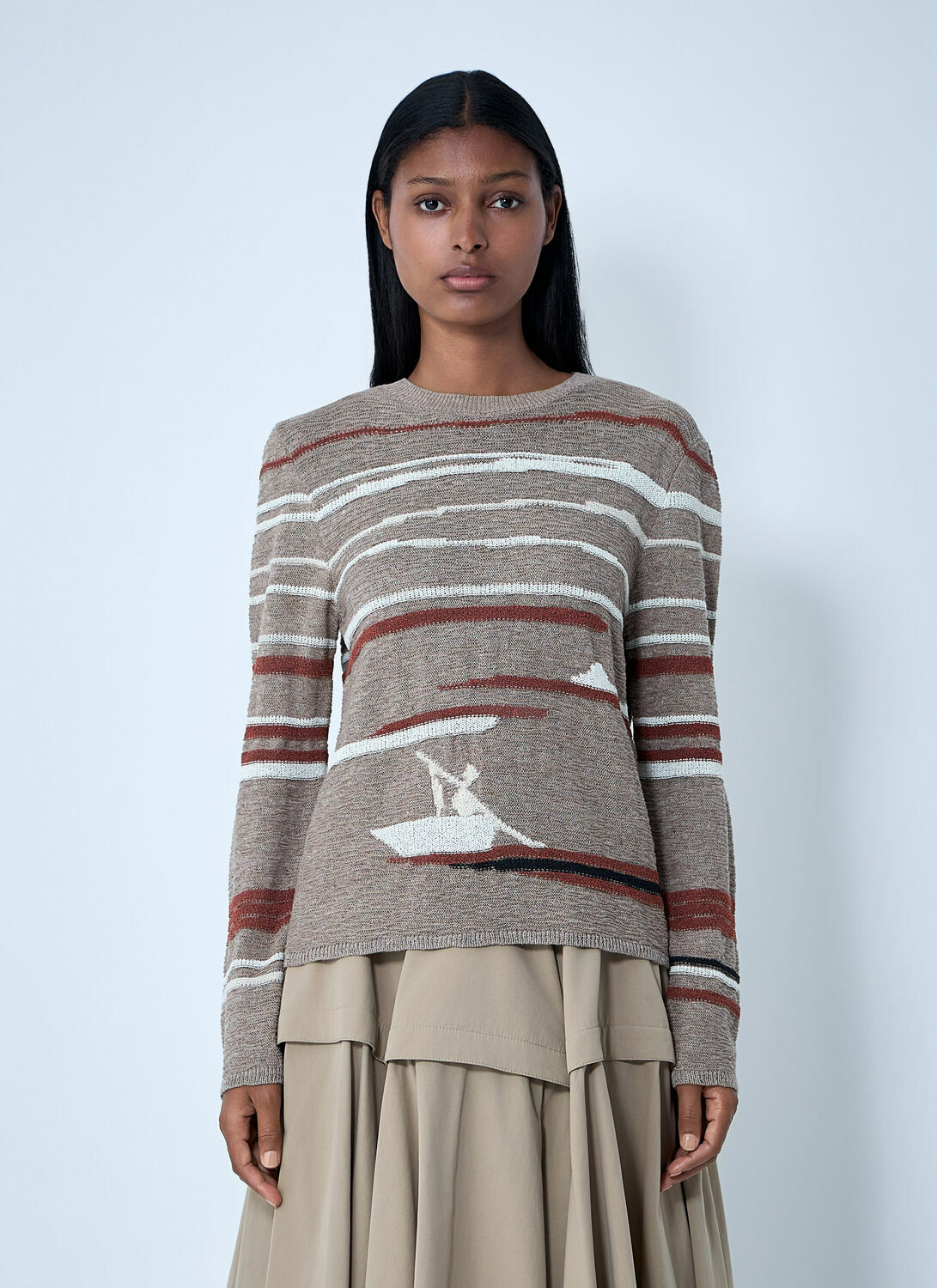 Bottega Veneta Linen-And-Cotton Sweater