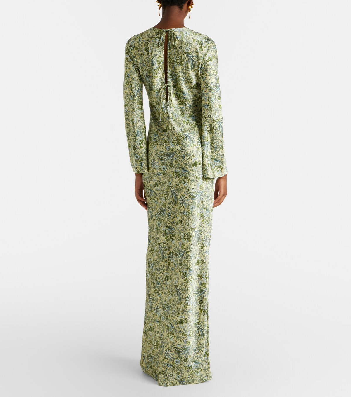 Veronica Beard Gemma printed silk-blend maxi dress