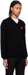 Comme des Garçons Play Black Invader Edition Heart Sweater