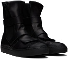 NICOLAS ANDREAS TARALIS Black Velcro Strap Sneakers
