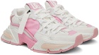 Dolce & Gabbana Pink & White Airmaster Sneakers