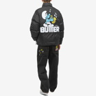 Butter Goods x The Smurfs Harmony Puffer Jacket in Black