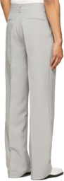 MISBHV Grey Recordings Relaxed Tailored Trousers