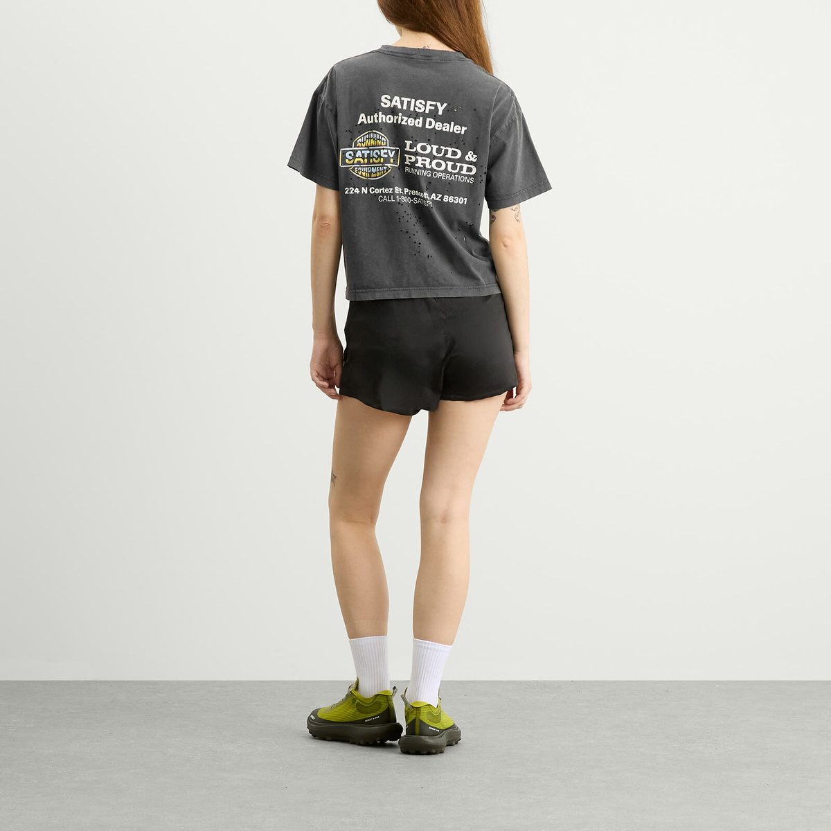 Satisfy Women's MothTech T-Shirt in Aged Black