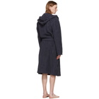 Giorgio Armani Navy Terrycloth Robe