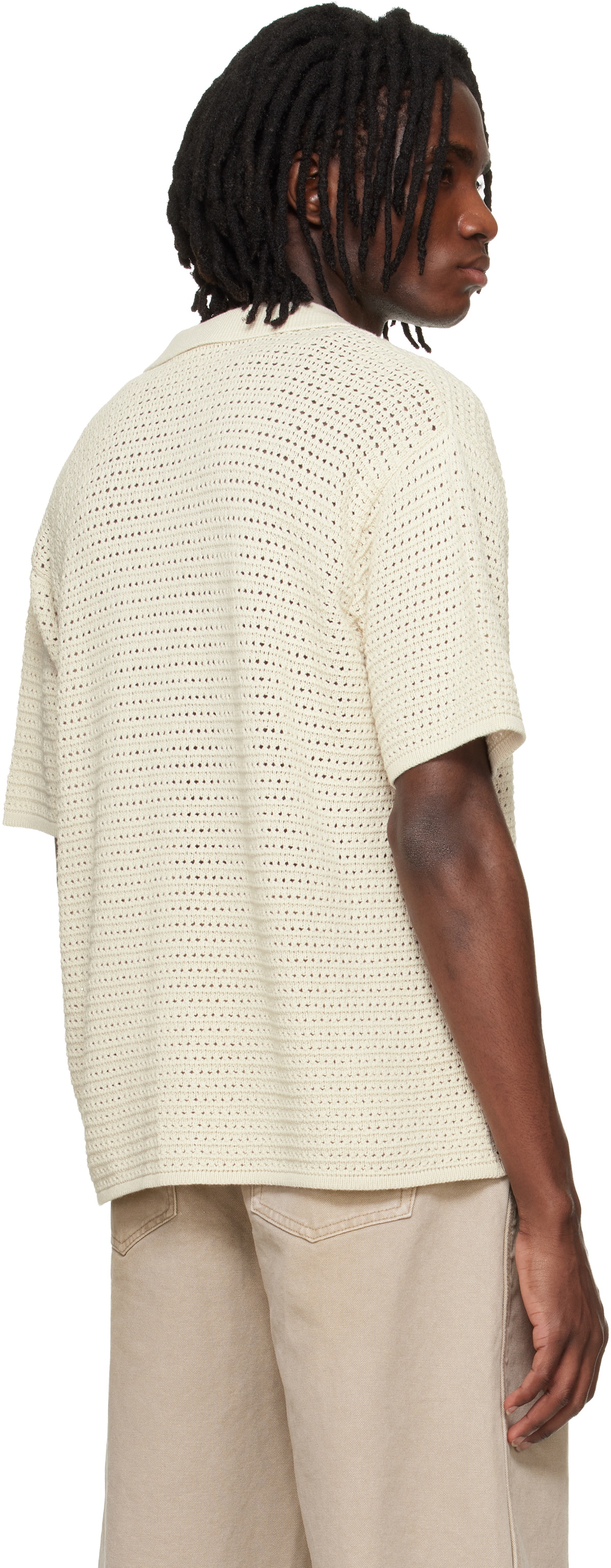 Represent Off-White Pico Knit Shirt