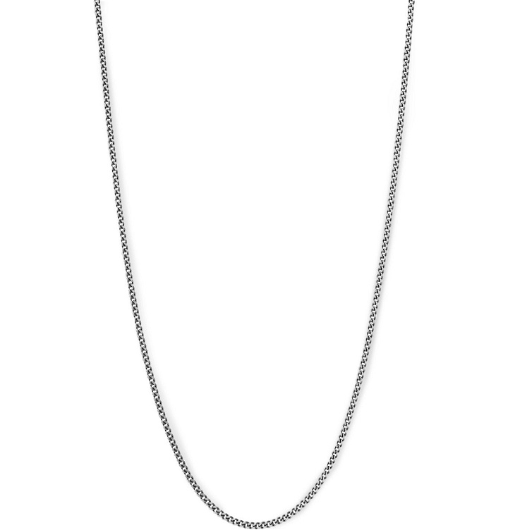 Photo: Miansai - Burnished Sterling Silver Chain Necklace - Silver
