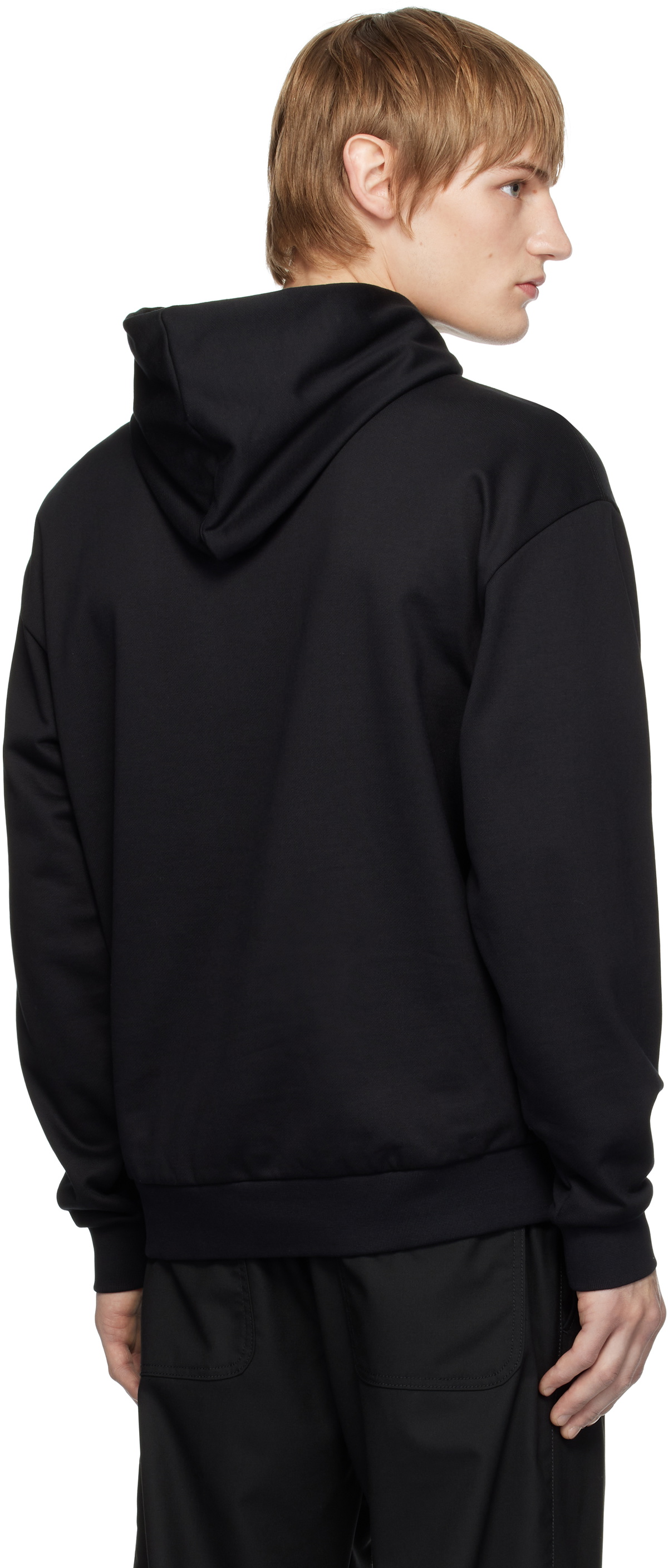 Hugo Black Flame Logo Hoodie Hugo Boss