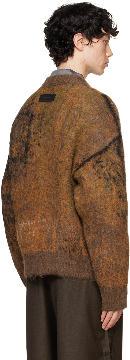 Feng Chen Wang Brown Gradient Cardigan