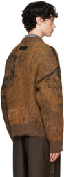Feng Chen Wang Brown Gradient Cardigan