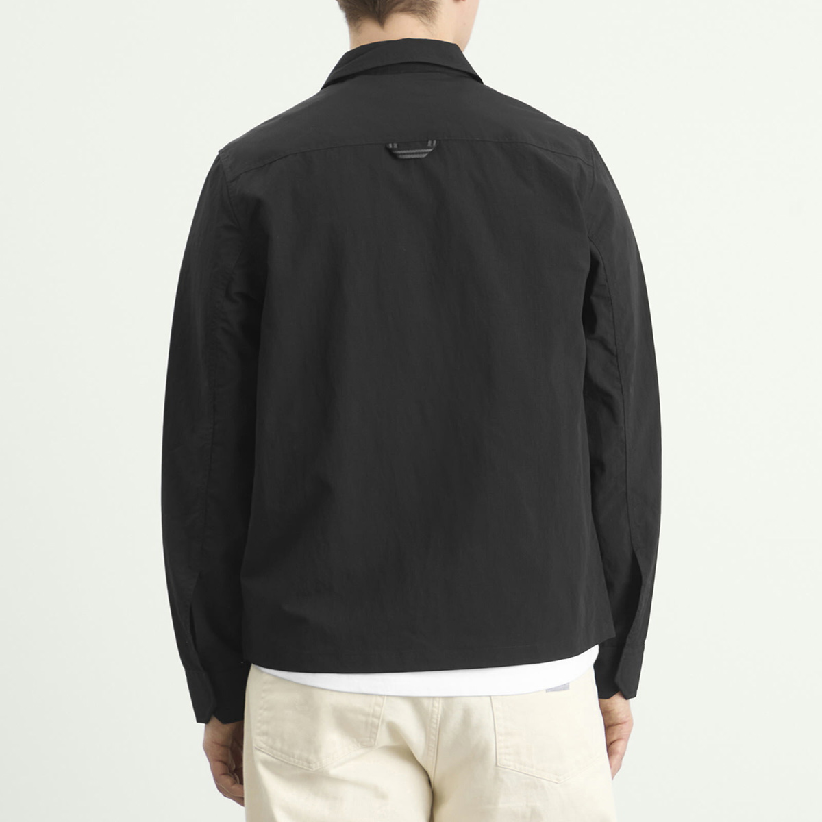 Fred Perry Men's Ripstop Pocket Overshirt in Black