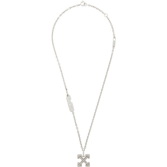Photo: Off-White Silver Arrows Necklace