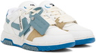 Off-White White & Blue Out Of Office Sneakers