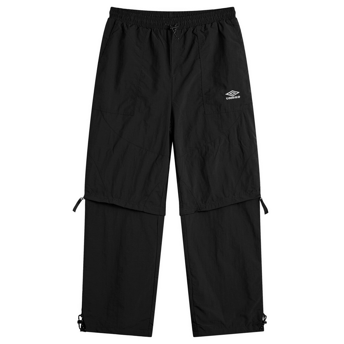 Umbro Men's Zip Off Loose Fit Pants in Black Umbro