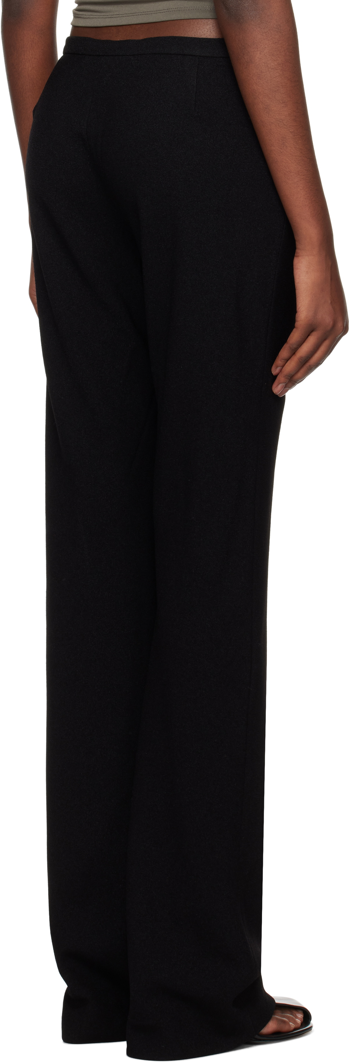 Paris Georgia Black 09 Sleek Belted Trousers