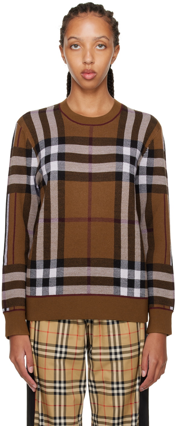 Burberry sweater brown online