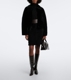 Joseph Kyro reversible shearling and leather jacket