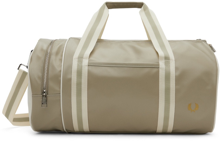 Photo: Fred Perry Taupe Classic Barrel Bag