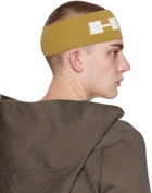 Rick Owens DRKSHDW Yellow 'HRDR' Headband